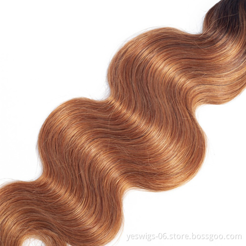 1b/30 Ombre Bundles Full Cuticle Body Wave 1Bundle Brazilian Human Hair Weave Bundles 100% Virgin Human Hair Extensions